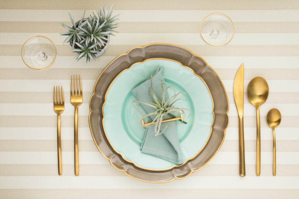 ディナーテーブルコーディネート例